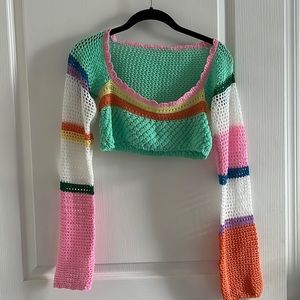 Knit crop top